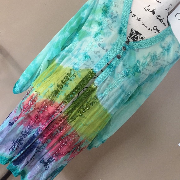 India Boutique Other - India boutique cover up multi color free size Boho